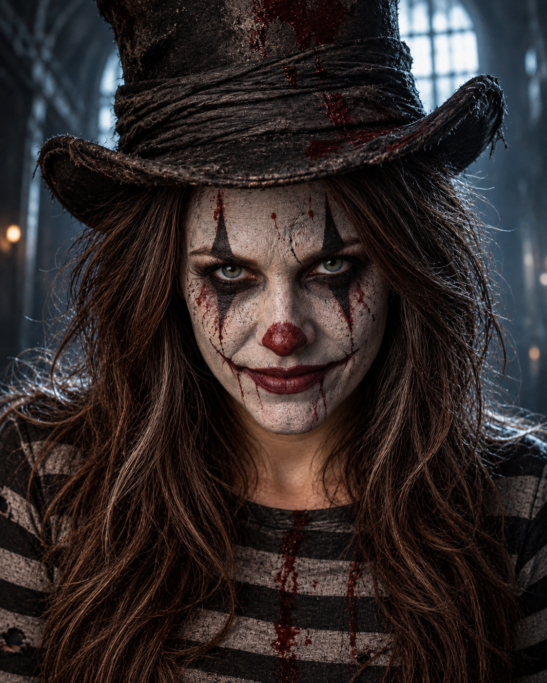 Sinister Dark Carnival Clown
