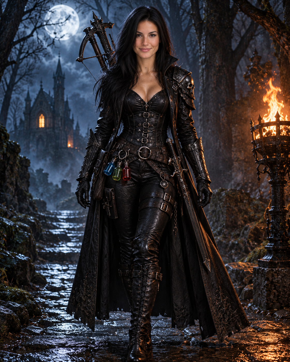 Moonlit Gothic Monster Hunter