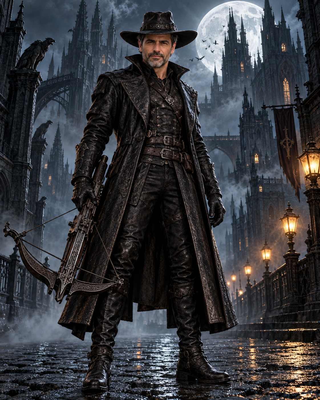 Hunter Beneath the Bloodless Moon