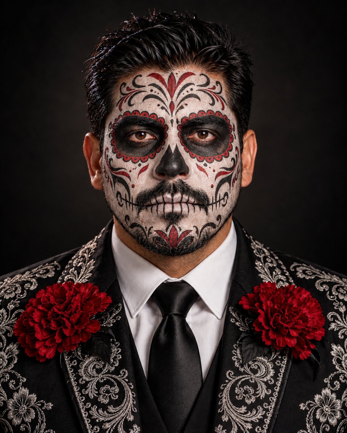 Crimson Calavera Gentleman