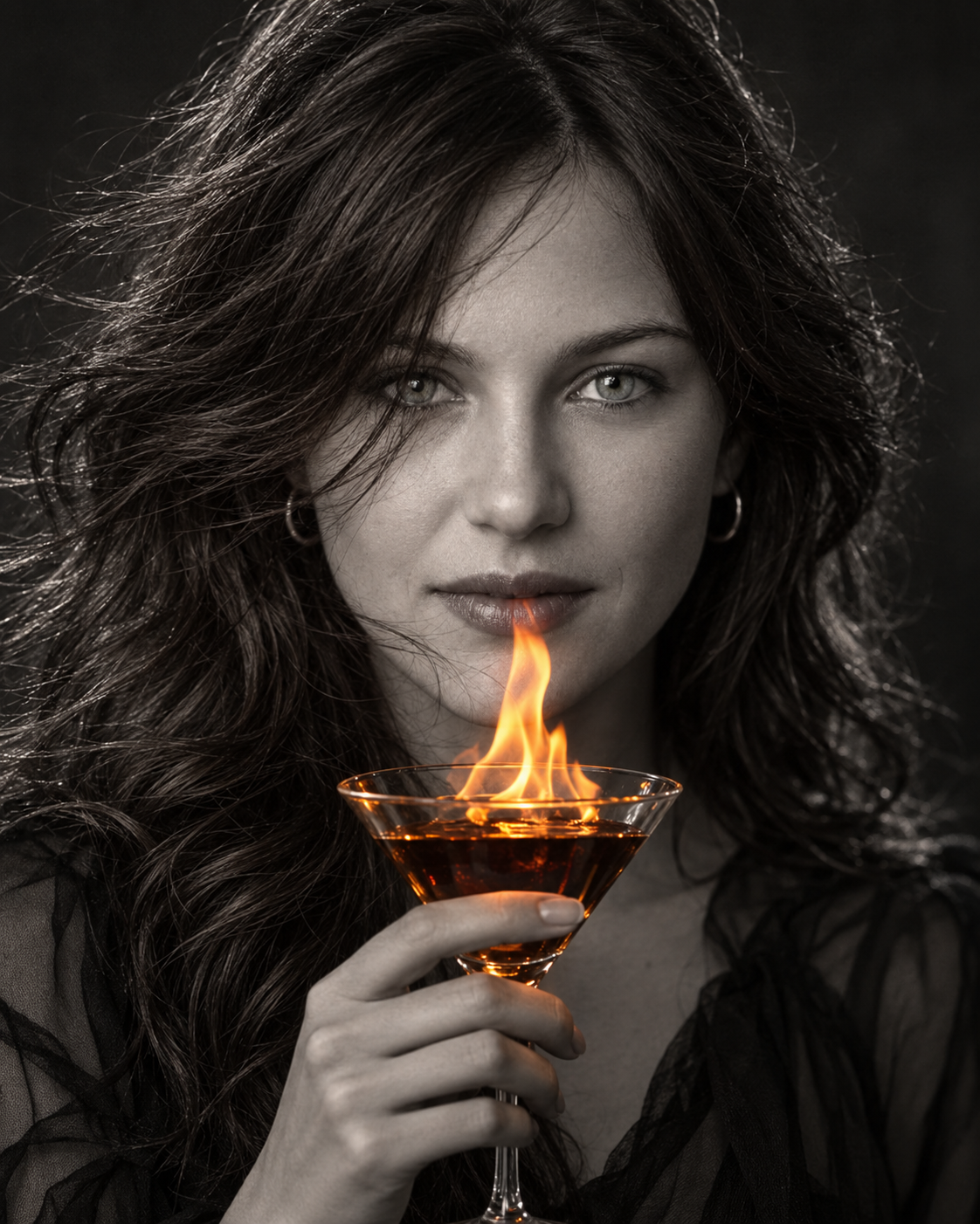 Flame Behind the Gaze