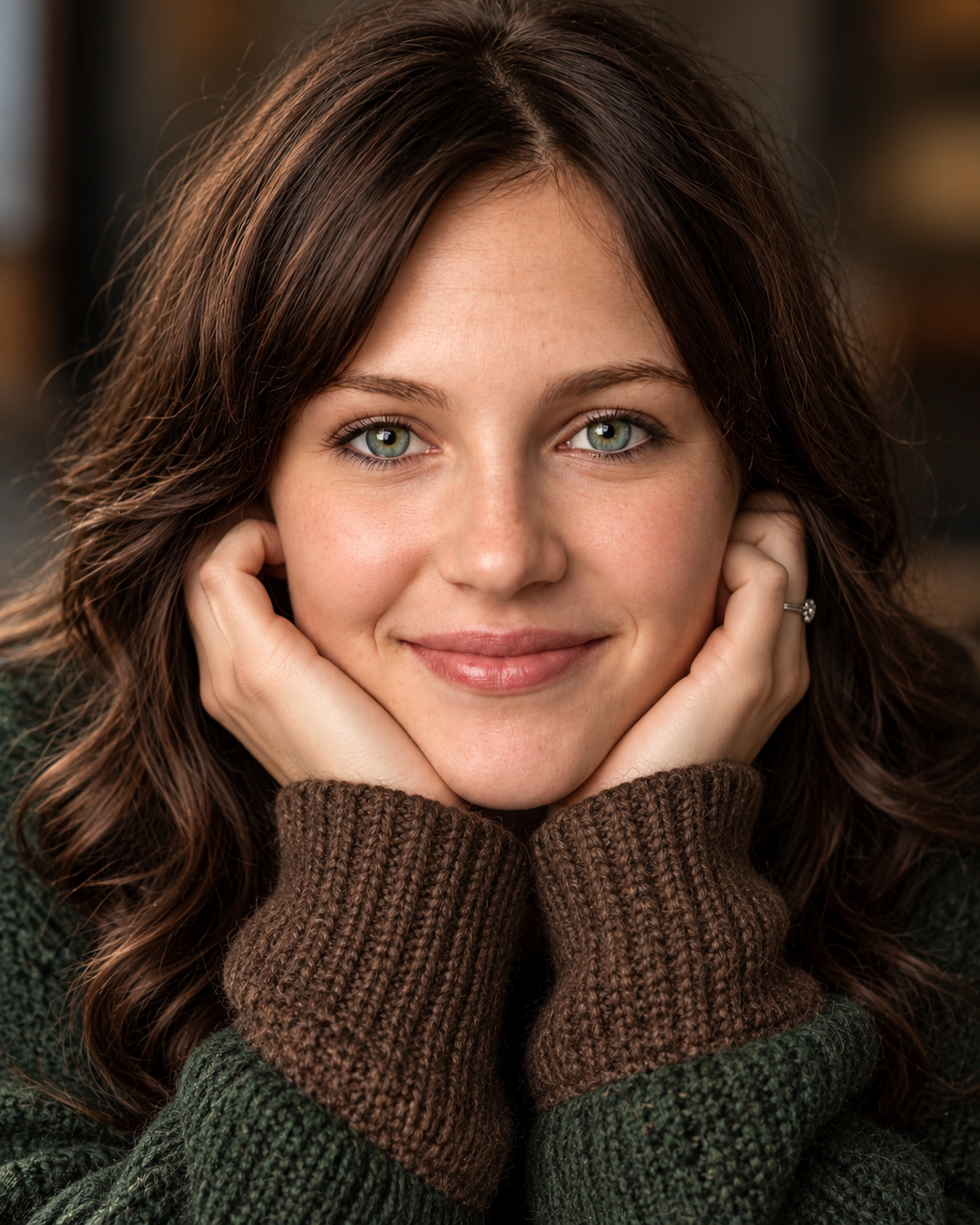 Cozy Close-Up Portrait