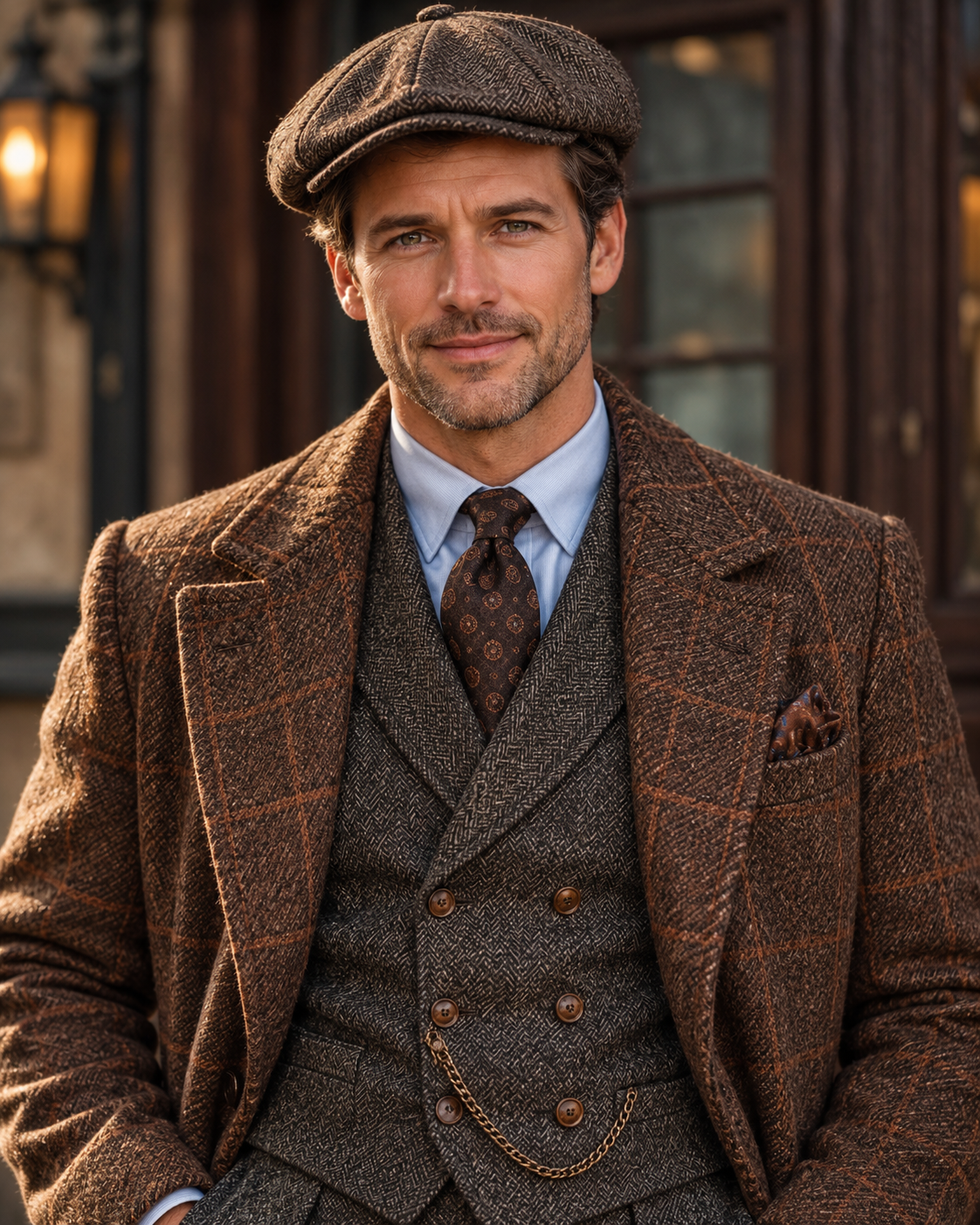 Vintage Tweed Elegance