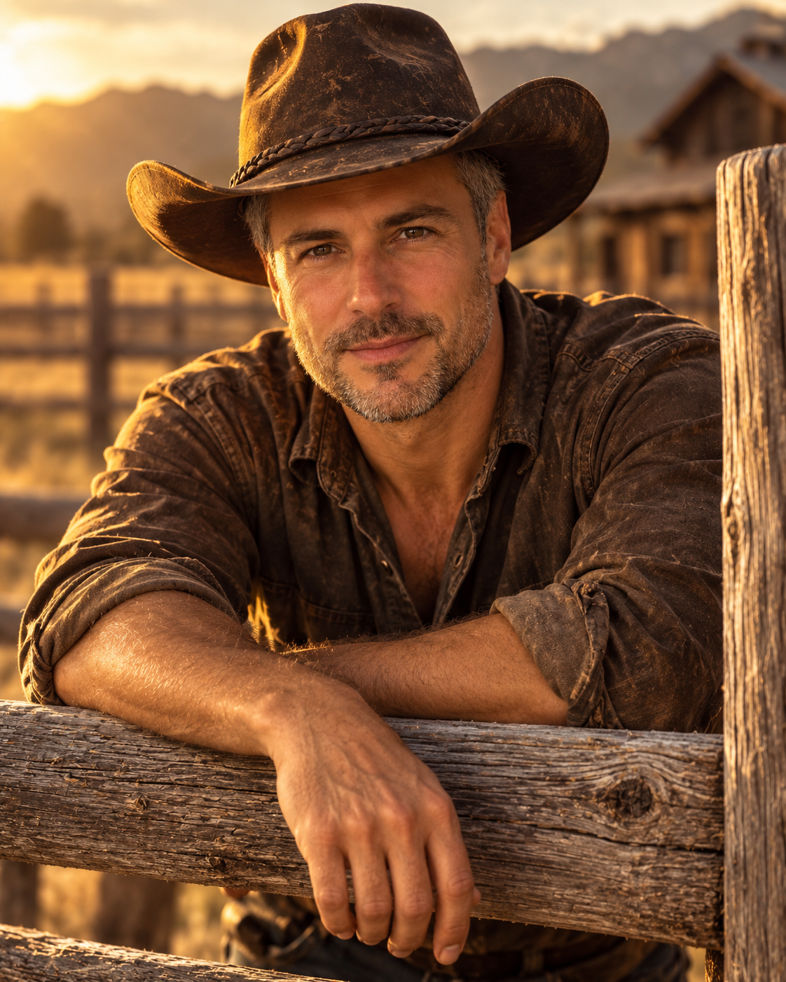 Western Cowboy Portrait