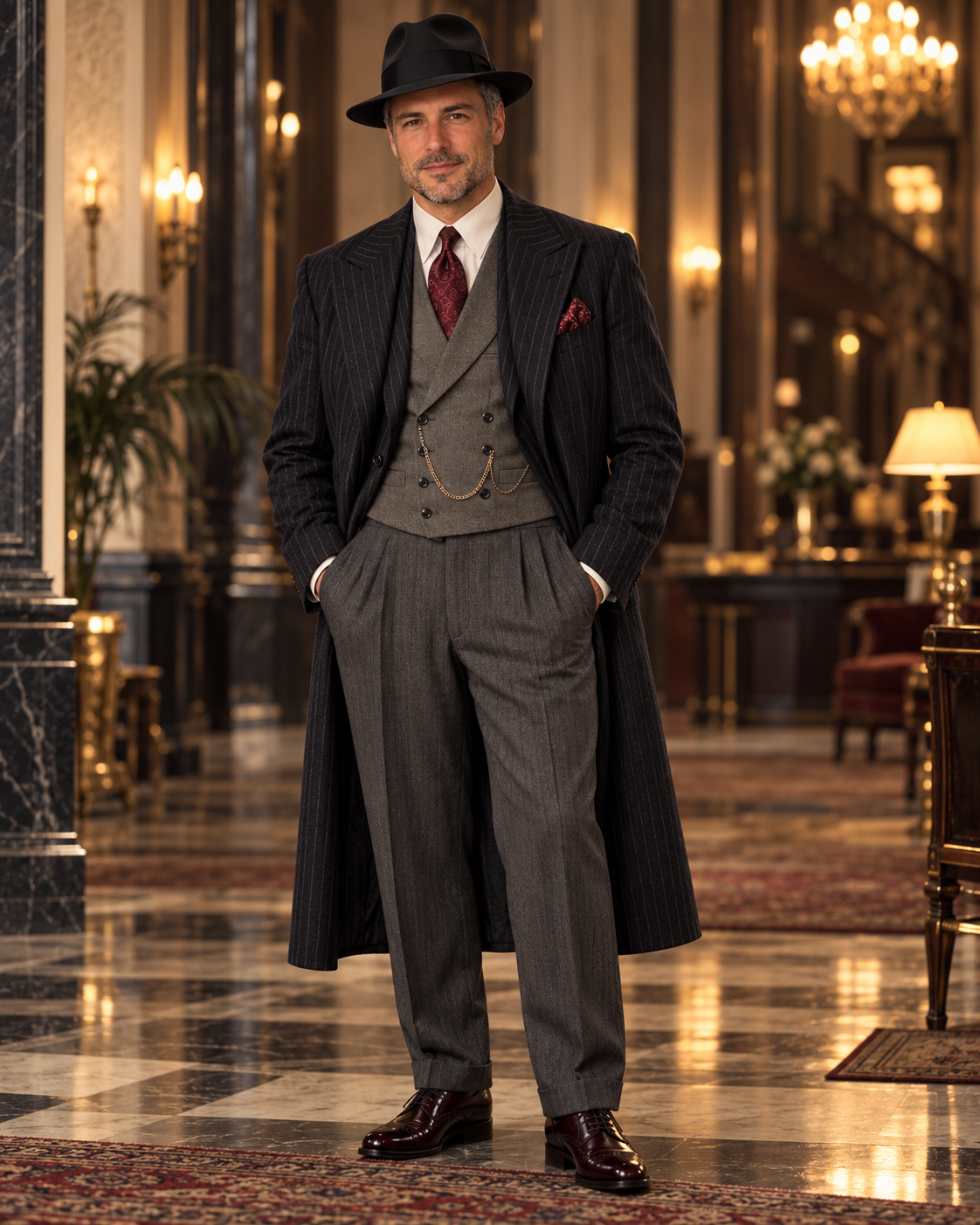 The Gentleman in Pinstripes