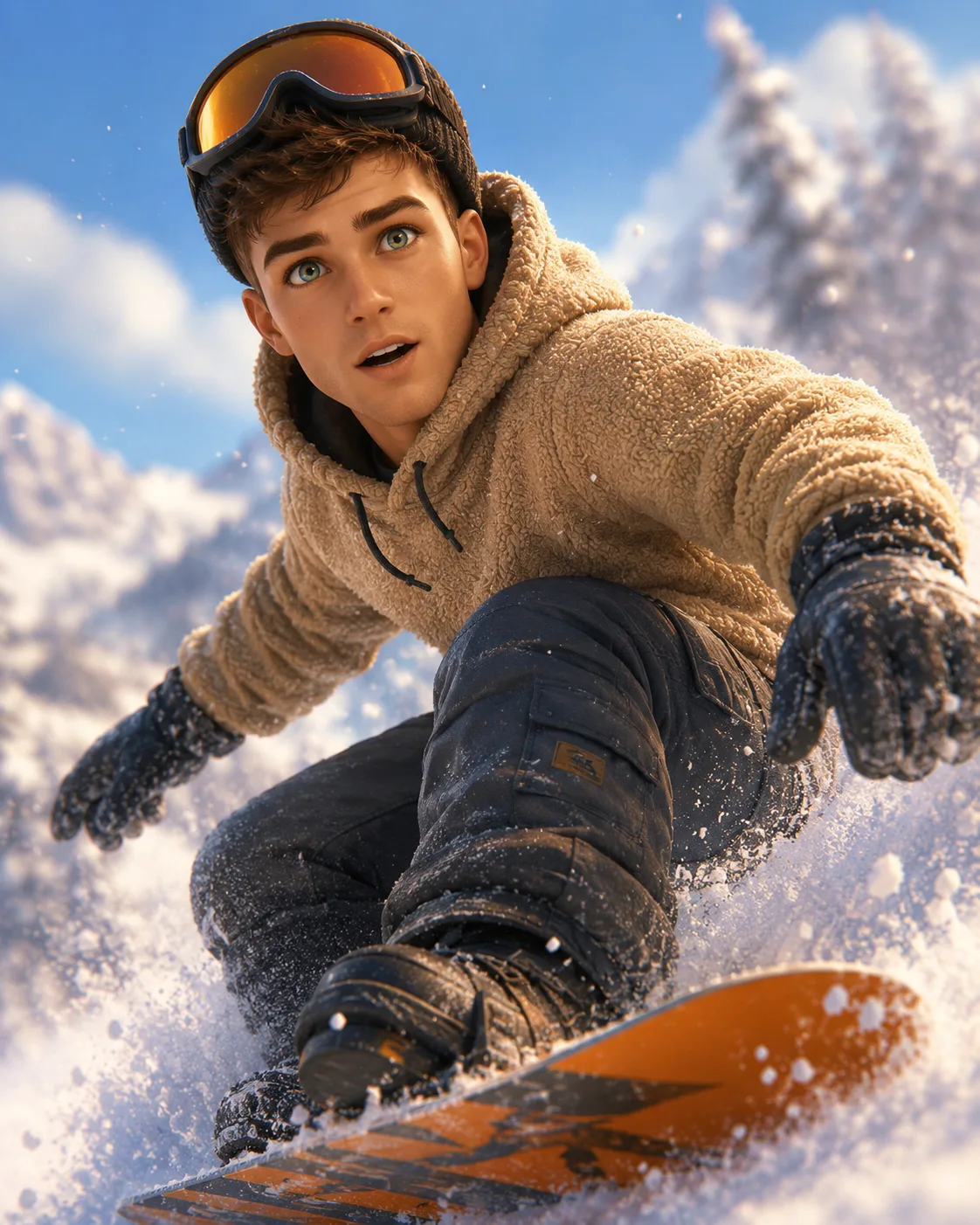 Pixar-inspired Snow