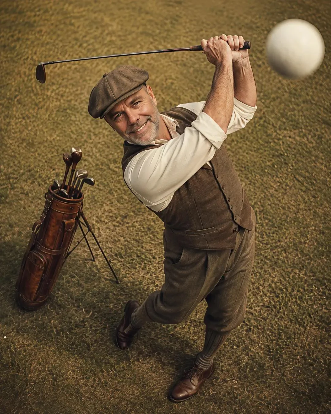 Golfing