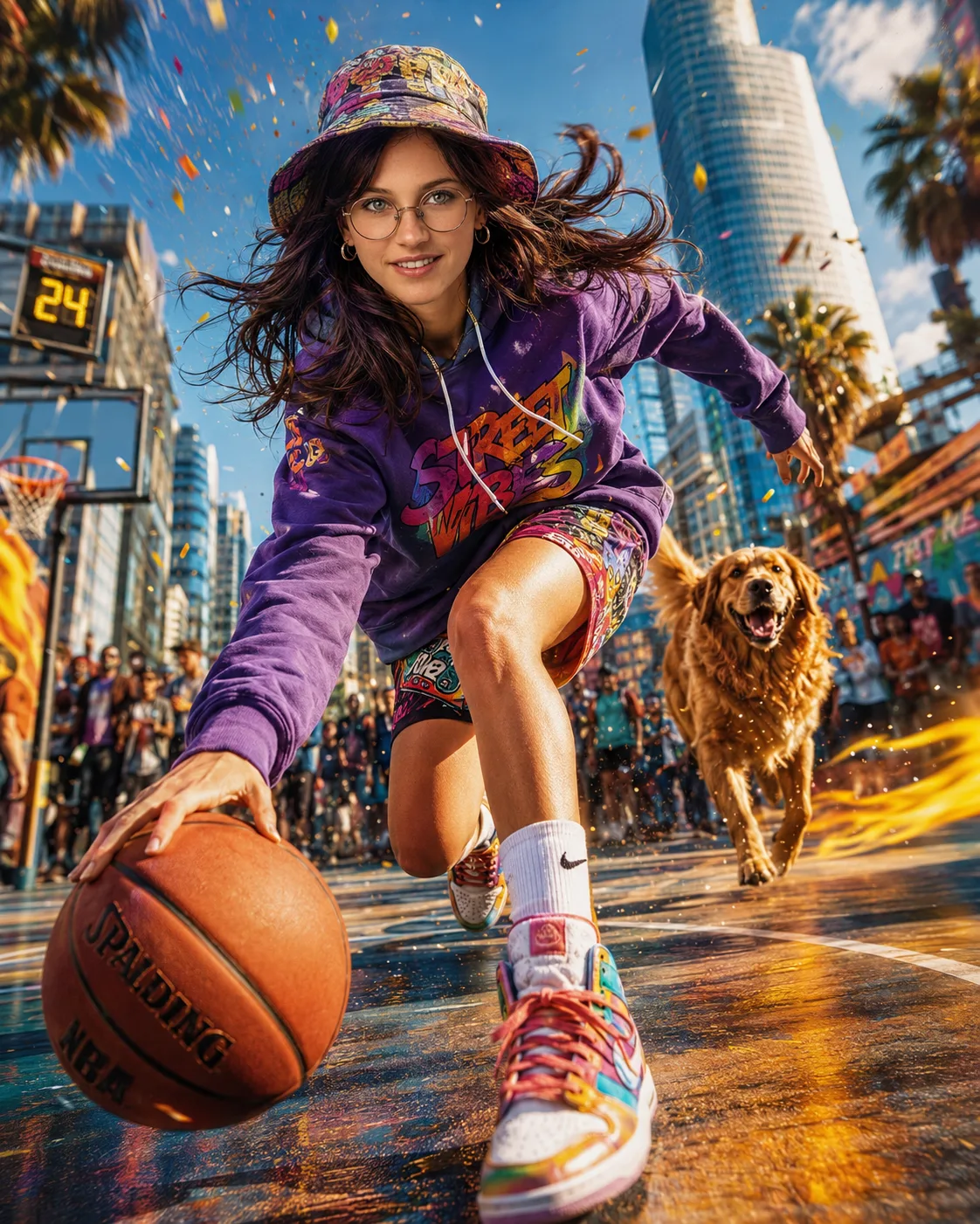 Neon Basketball